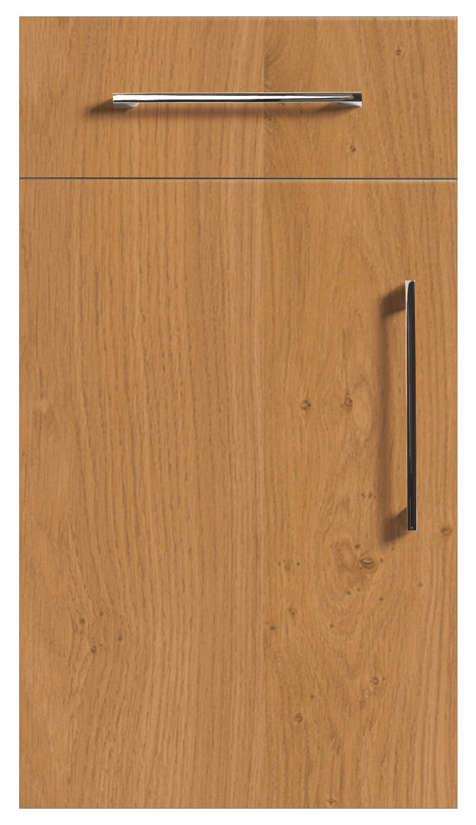 Winchester Oak Modern Slab Replacement Kitchen Door