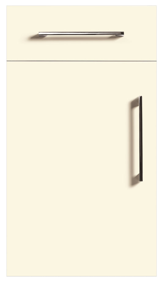 Alabaster White Modern Slab Replacement Kitchen Door