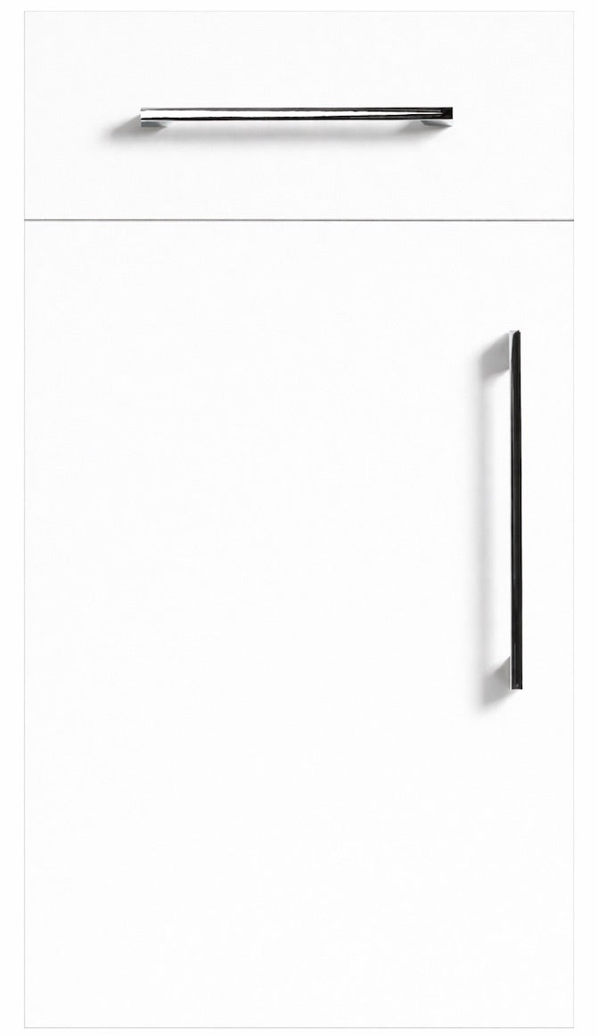 Alpine White Modern Slab Replacement Kitchen Door