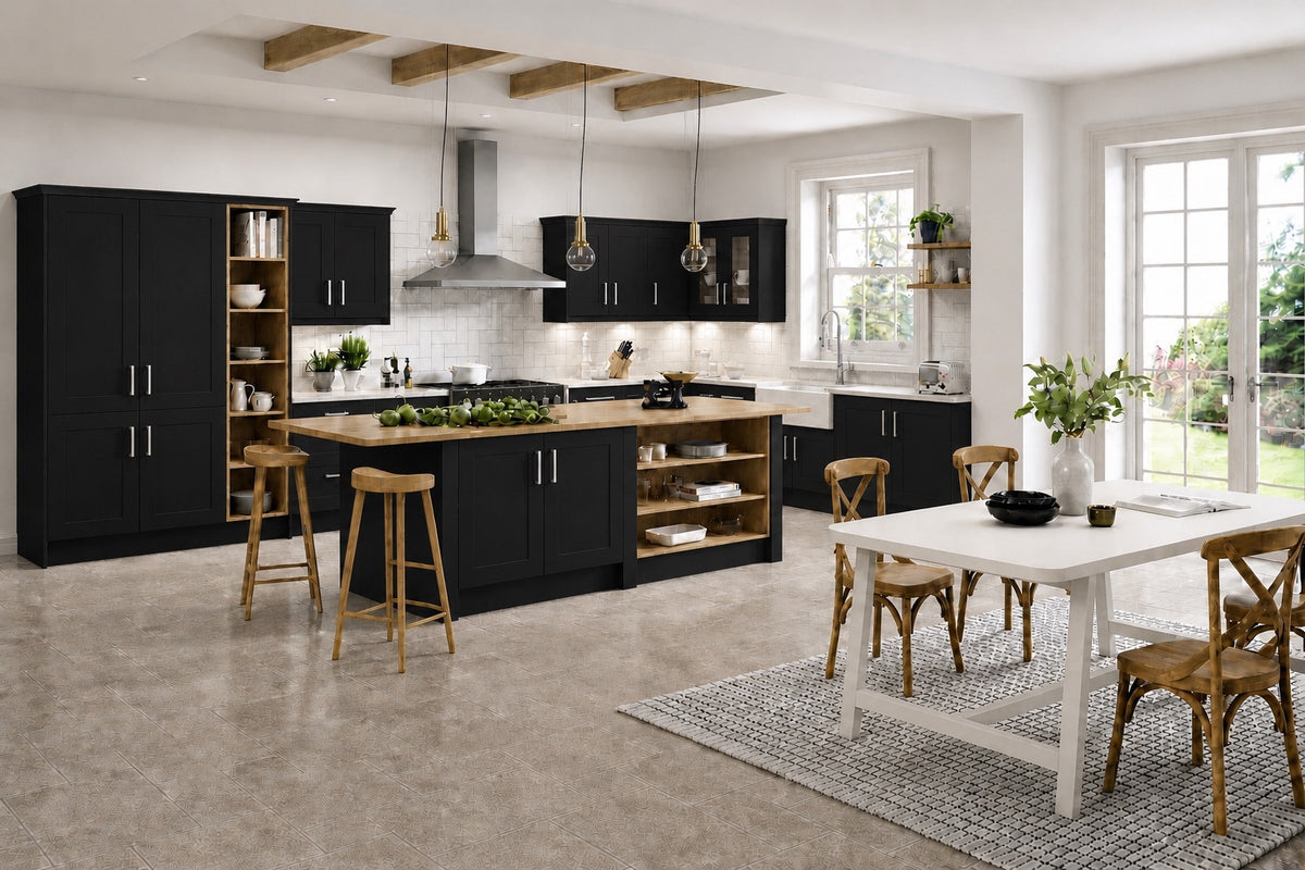 Taupe Grey Shaker Replacement Kitchen Doors replacement door