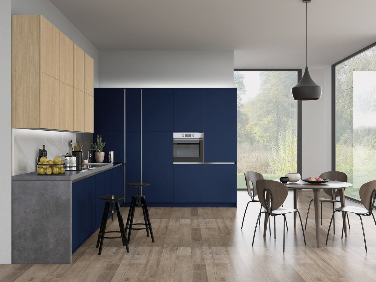 Kaiserberg Oak Modern Slab Replacement Kitchen Door replacement door
