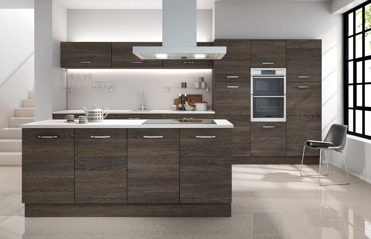 Mali Wenge Modern Slab Replacement Kitchen Door replacement door