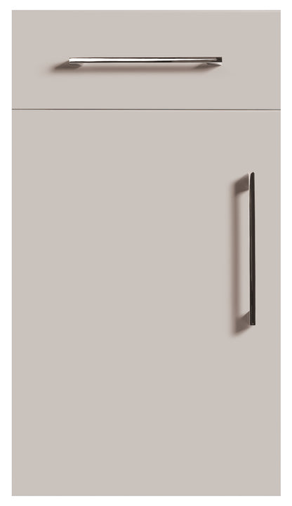 Cashmere Grey Modern Slab Replacement Kitchen Door
