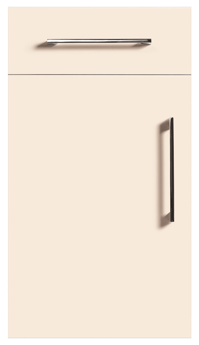 Crema Beige Modern Slab Replacement Kitchen Door