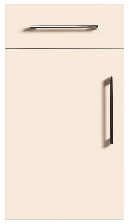 Crema Beige Modern Slab Replacement Kitchen Door