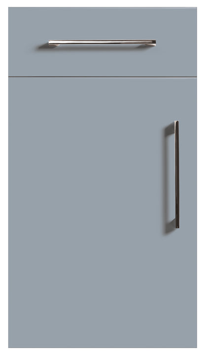 Denim Blue Modern Slab Replacement Kitchen Door