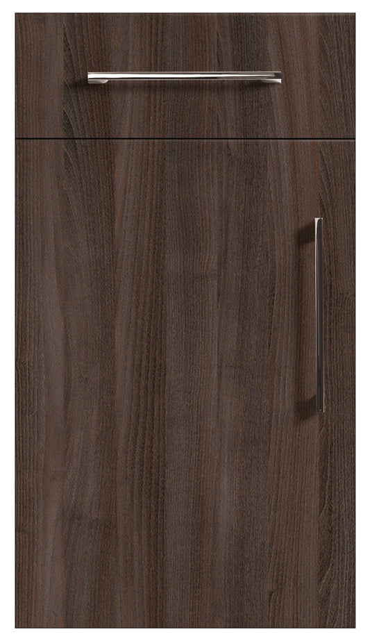 Truffle Brown Modern Slab Replacement Kitchen Door