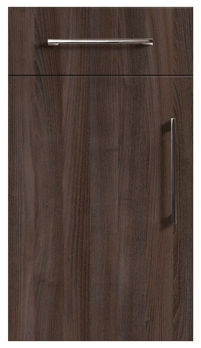 Truffle Brown Modern Slab Replacement Kitchen Door replacement door