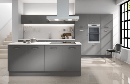 Dust Grey Modern Slab Replacement Kitchen Door