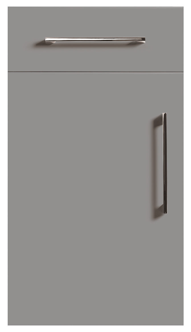 Dust Grey Modern Slab Replacement Kitchen Door