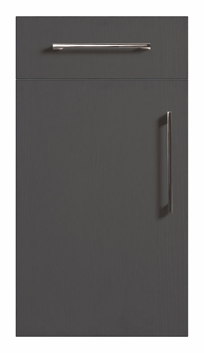 Graphite Grey Modern Slab Replacement Kitchen Door
