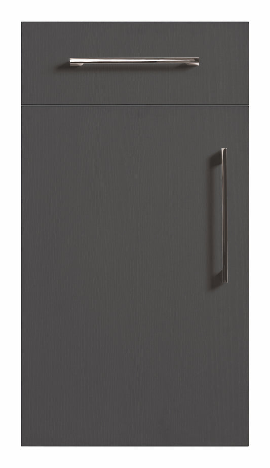 Graphite Grey Modern Slab Replacement Kitchen Door