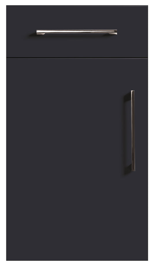 Indigo Blue Modern Slab Replacement Kitchen Door