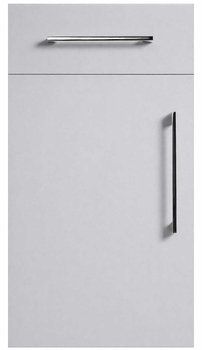 Pearl Grey Modern Slab Replacement Kitchen Door
