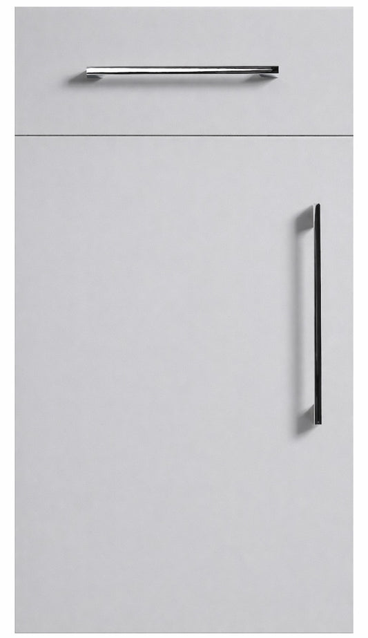 Pearl Grey Modern Slab Replacement Kitchen Door