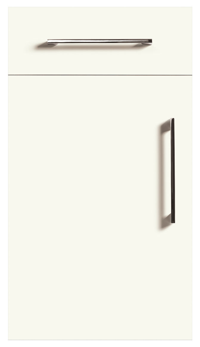 Platinum White Modern Slab Replacement Kitchen Door