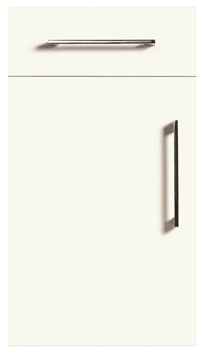 Platinum White Modern Slab Replacement Kitchen Door