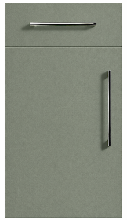 Reed Green Modern Slab Replacement Kitchen Door