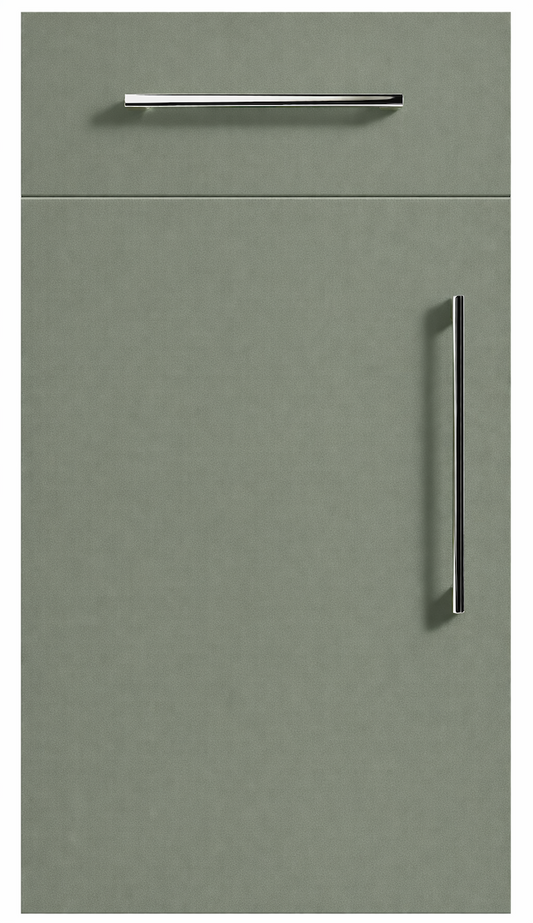 Reed Green Modern Slab Replacement Kitchen Door