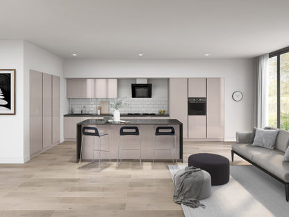 Sand Beige Modern Slab Replacement Kitchen Door