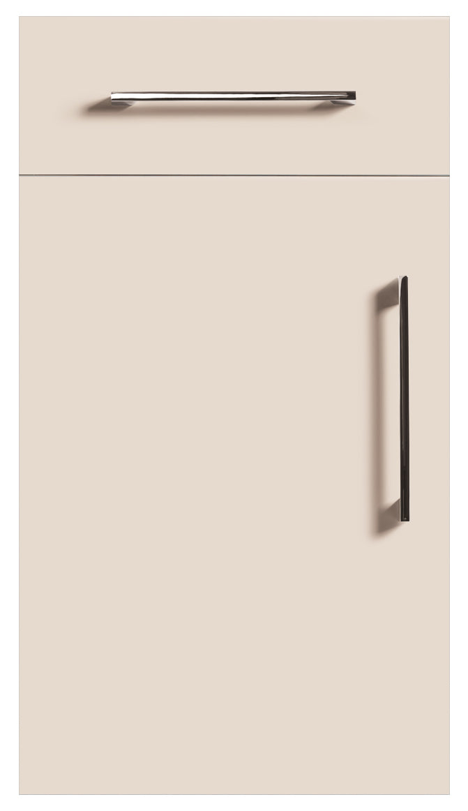 Sand Beige Modern Slab Replacement Kitchen Door