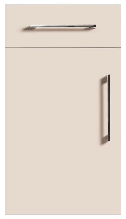 Sand Beige Modern Slab Replacement Kitchen Door