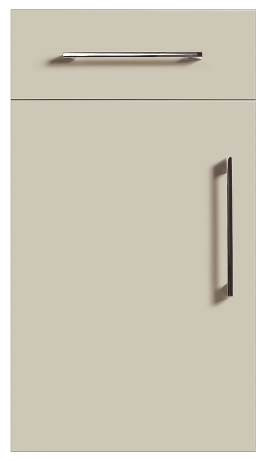 Taupe Grey Modern Slab Replacement Kitchen Door