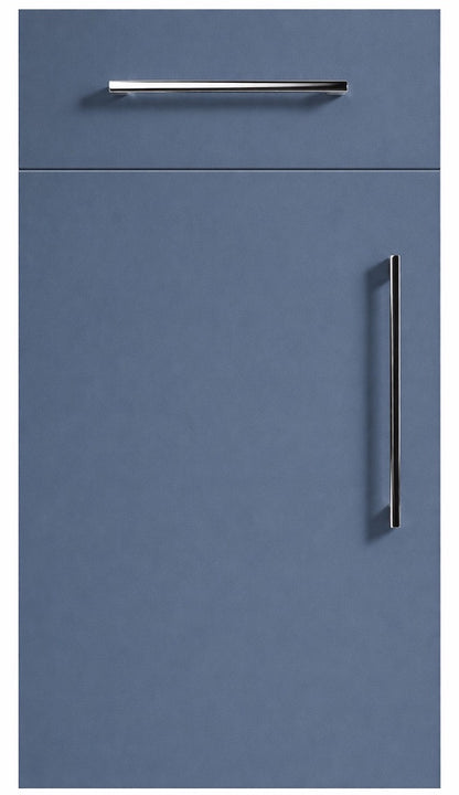 Tyrolean Blue Modern Slab Replacement Kitchen Door
