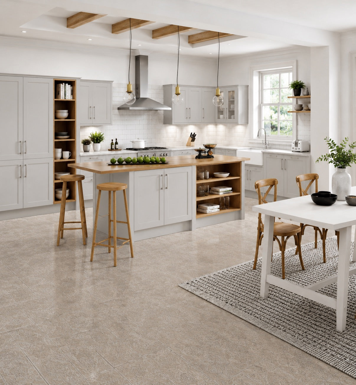 White Grey Shaker Kitchen| Simply Replacement Doors